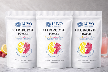 3 MONTH SUPPLY Luvo Wellness Hydration Electrolytes Powder, 1lb