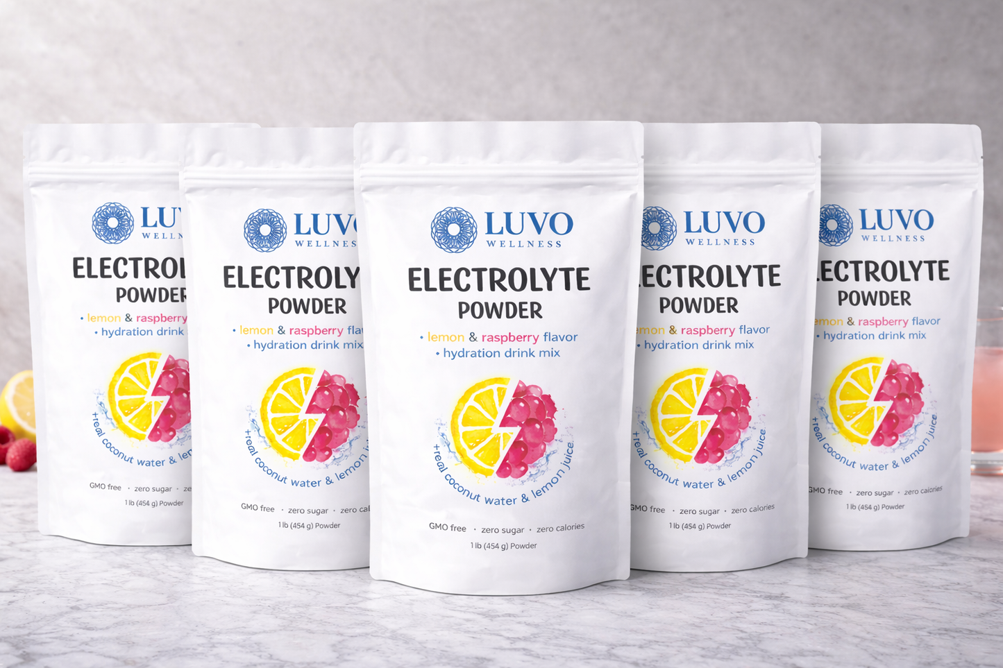 5 MONTH SUPPLY - Luvo Wellness Hydration Electrolytes Powder, 1lb