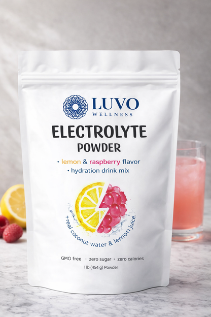 1 MONTH SUPPLY - Luvo Wellness Hydration Electrolytes Powder, 1lb